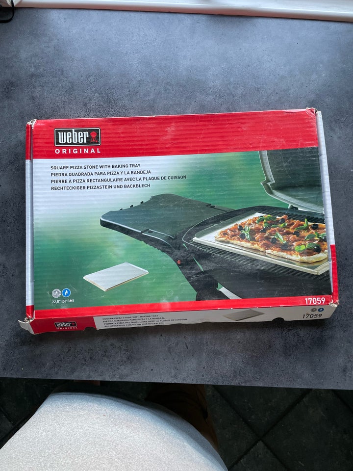 Tilbehør Weber pizzasten