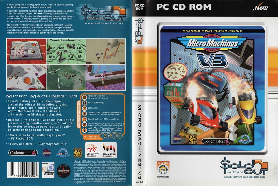 MicroMachines V3 til pc racing