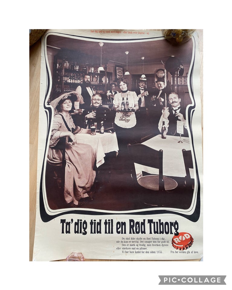 Plakat Tød Tuborg Rød Tuborg