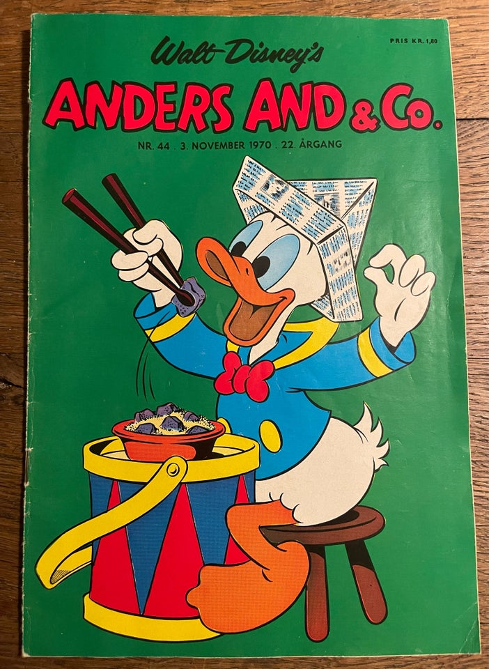 Anders And 1970 nr. 44, Walt Disney,