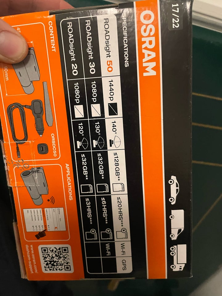 Dash cam, Osram, Dash cam