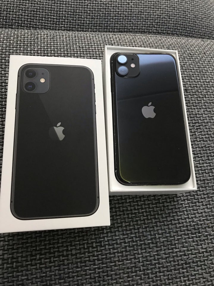 iPhone 11, 64 GB, sort