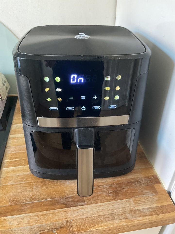 Digital Airfryer 7 Liter, Sort -