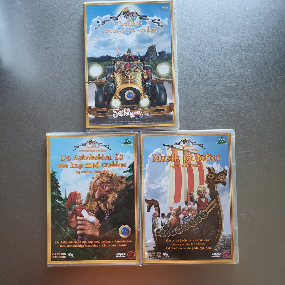 Caprinos eventyrlige verden, DVD,