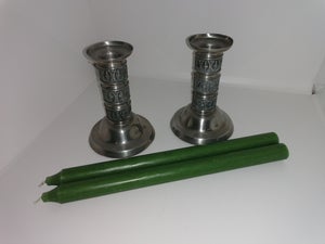 Norske tin stager Pewter