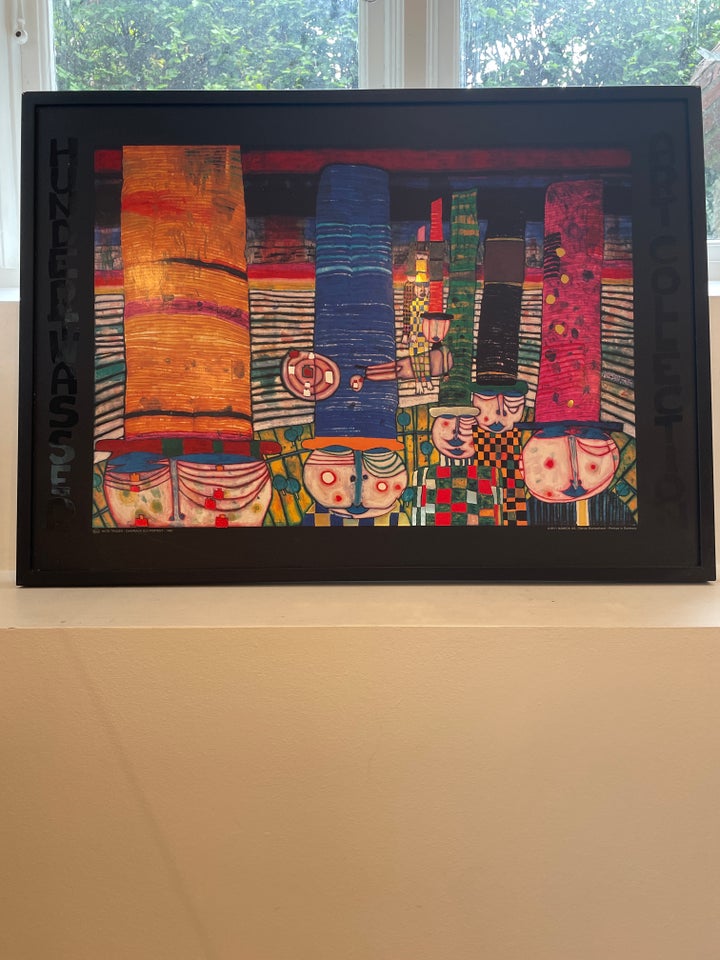 Plakat indrammet Hundertwasser