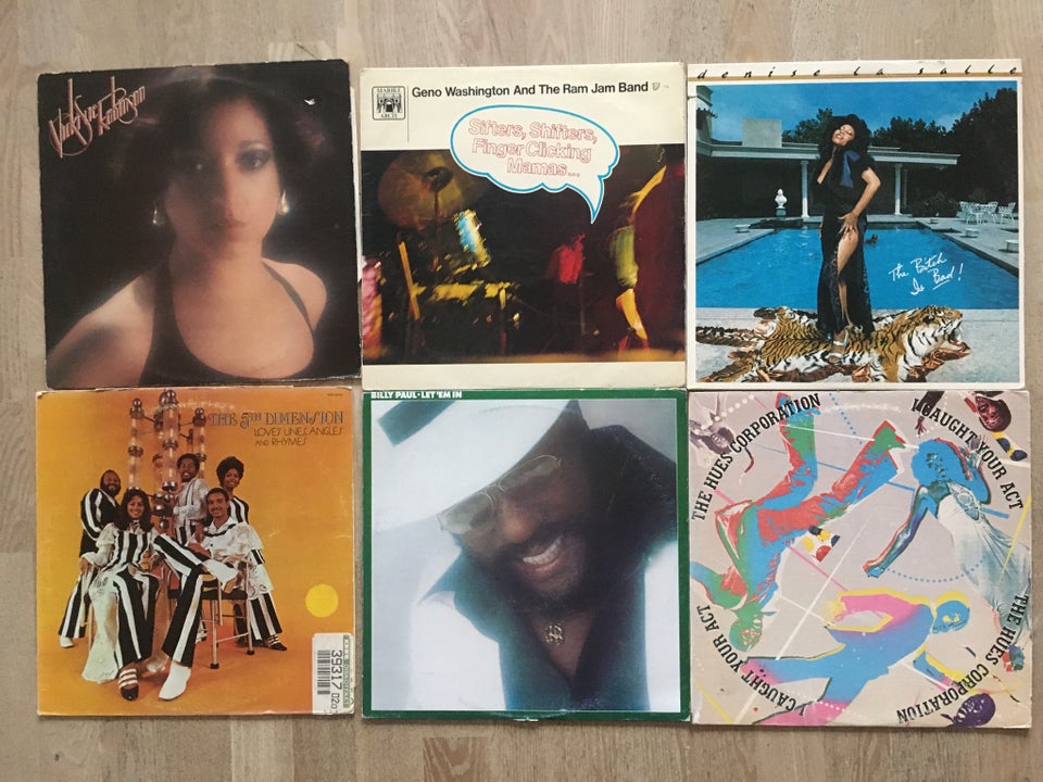 LP, Diverse, 42 soul/rb LP’er