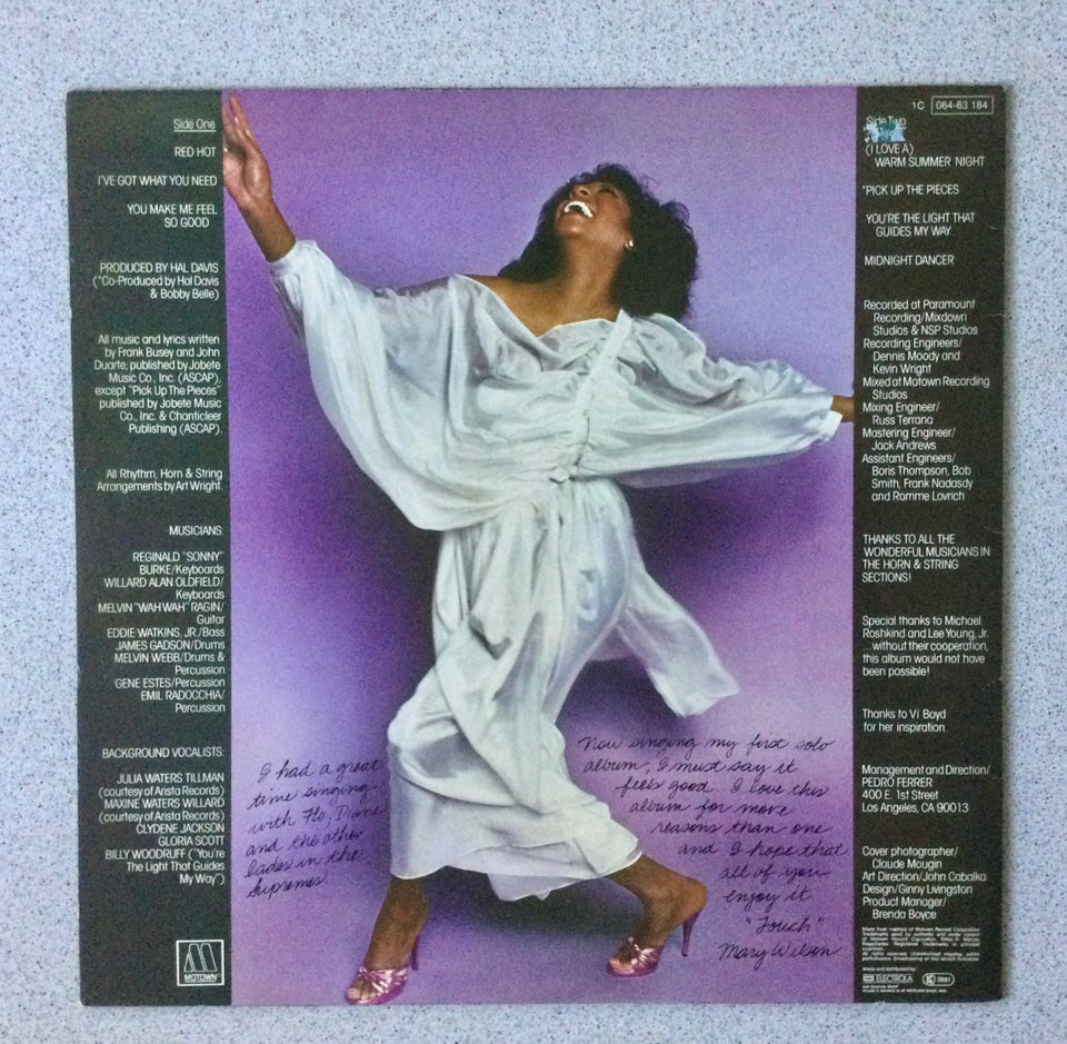 LP, Mary Wilson, Mary Wilson