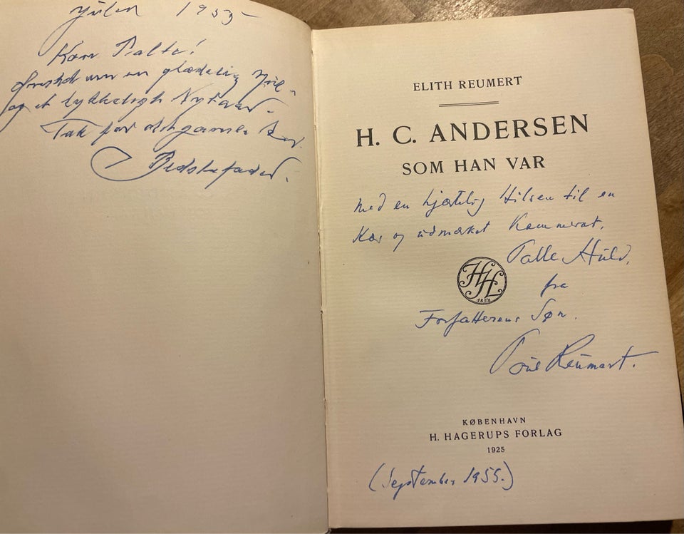 H. C. Andersen som han var, Elith