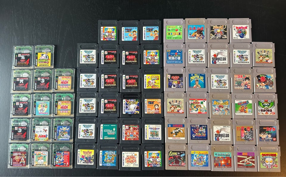 66 Stk GameBoy  Color Spil Kæmpe