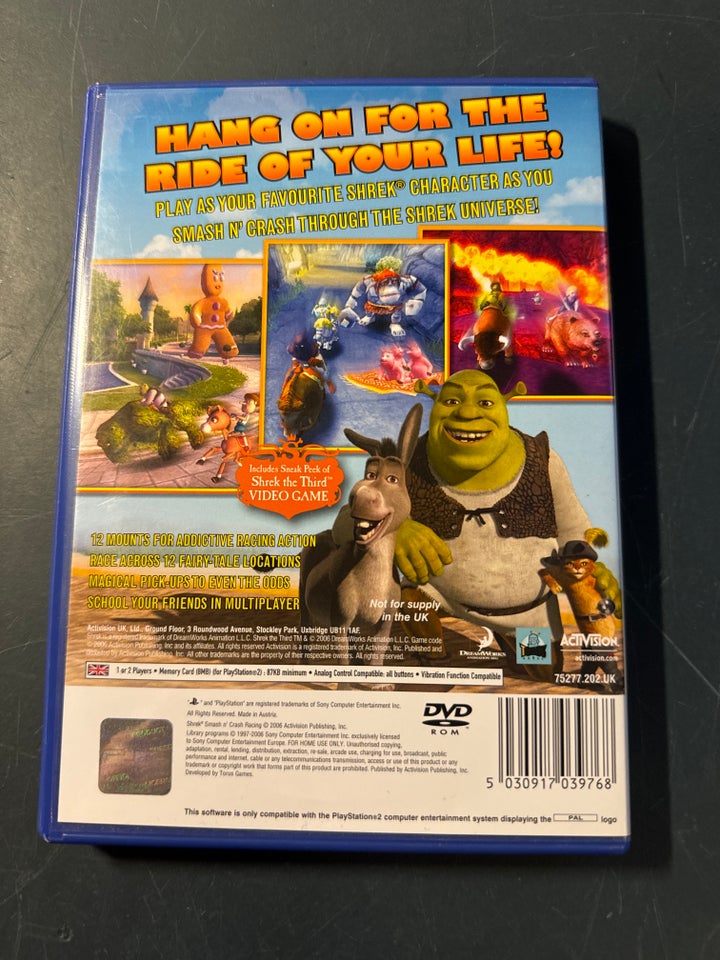 Shrek - smash'n'crash racing  PS2