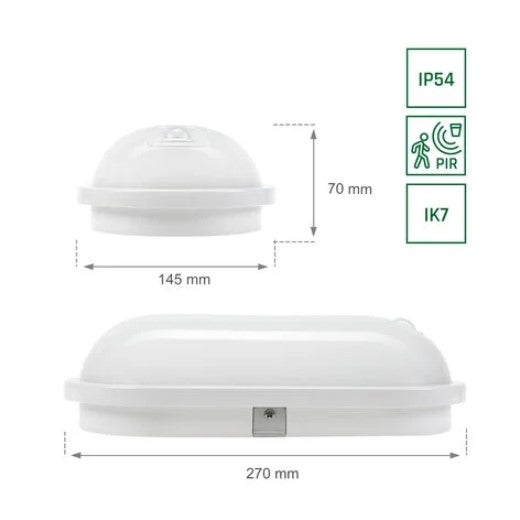 LED Med PIR sensor