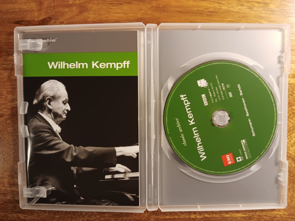 Wilhelm Kempff, DVD, andet