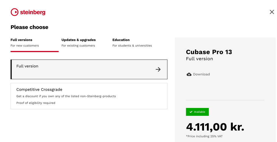 Cubase Pro 13, Steinberg Cubase Pro