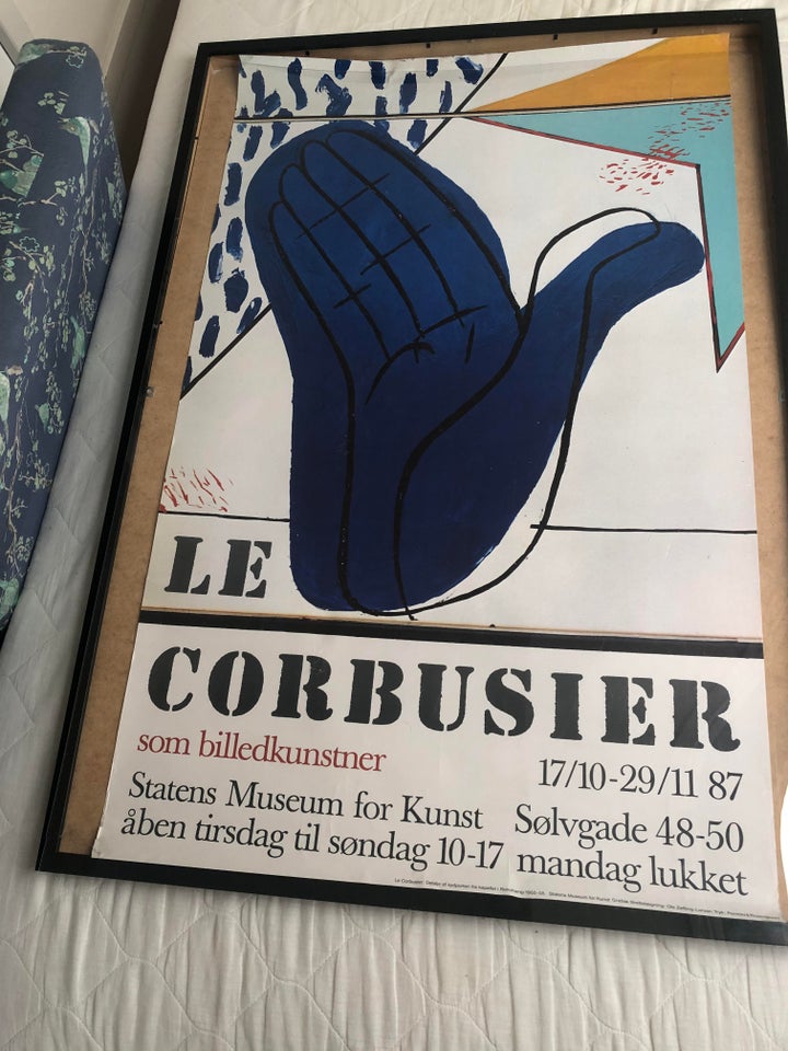 udstillings Plakat, Le Corbusier,