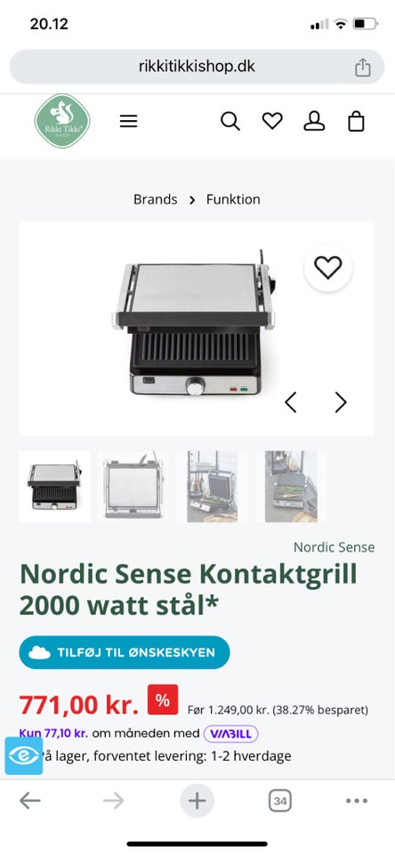 Kontakt-grill/ pennini-grill