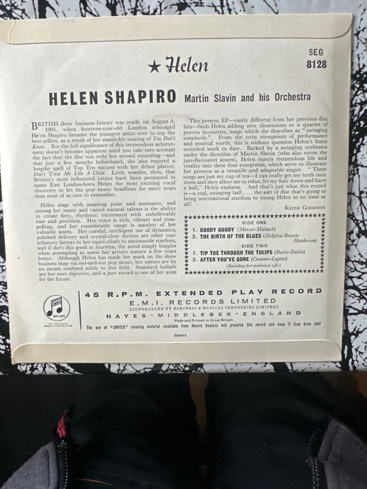 EP, Helen Shapiro