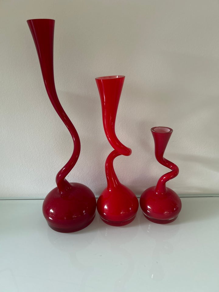 Glas, NORMANN swing vase, Normann