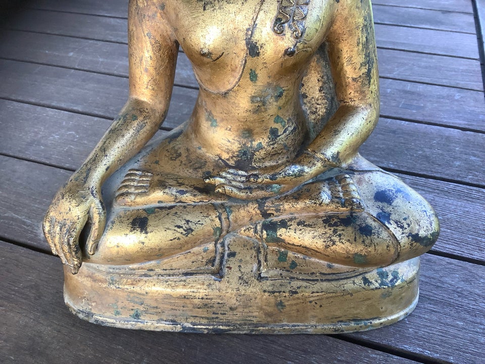 Buddha Antik Bronze 150 år gl