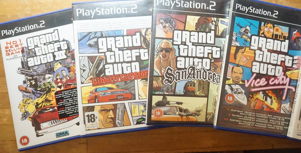 Div GTA spil PS2