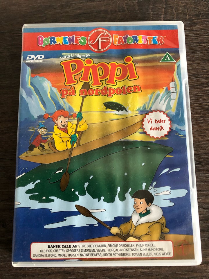 Pippi på Nordpolen DVD tegnefilm