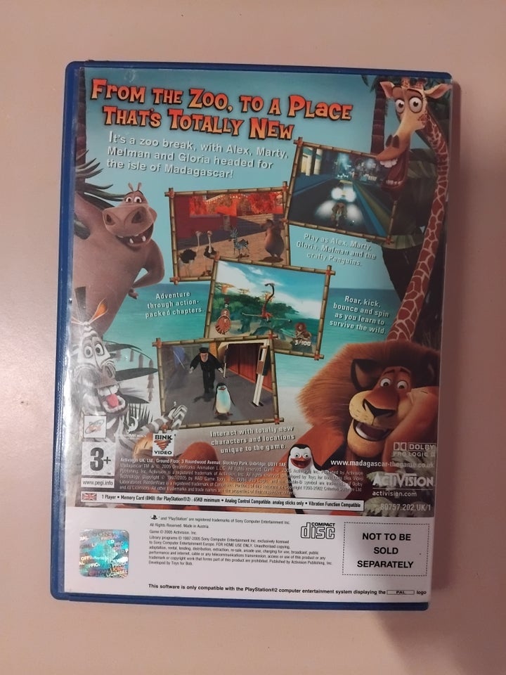 Madagascar, PS2