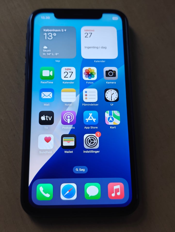 iPhone 11, 64 GB, sort