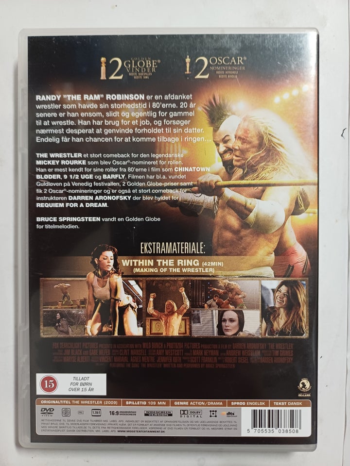 The Wrestler, DVD, action