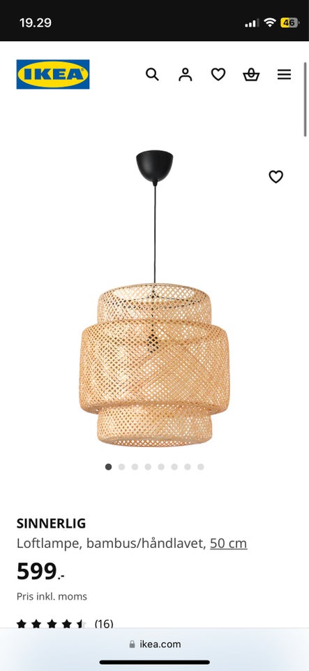 Anden loftslampe, Ikea