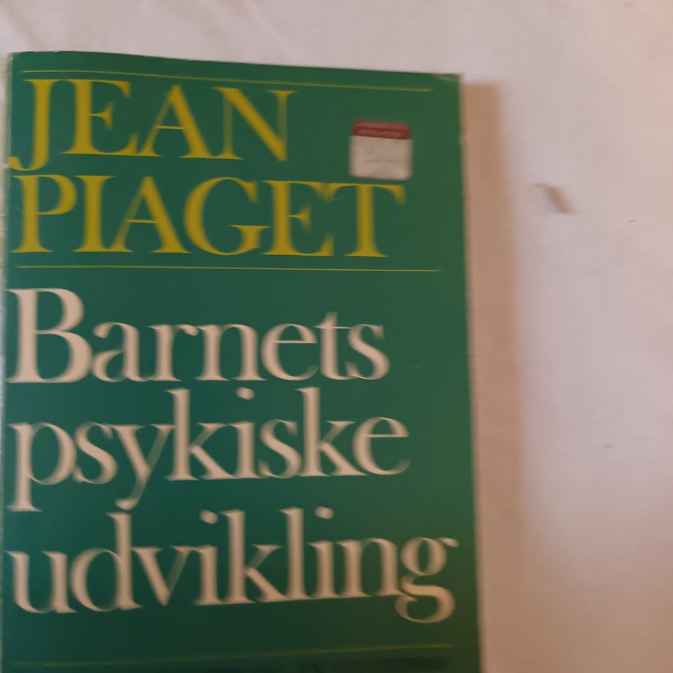 Barnets psykiske udvikling, Jean