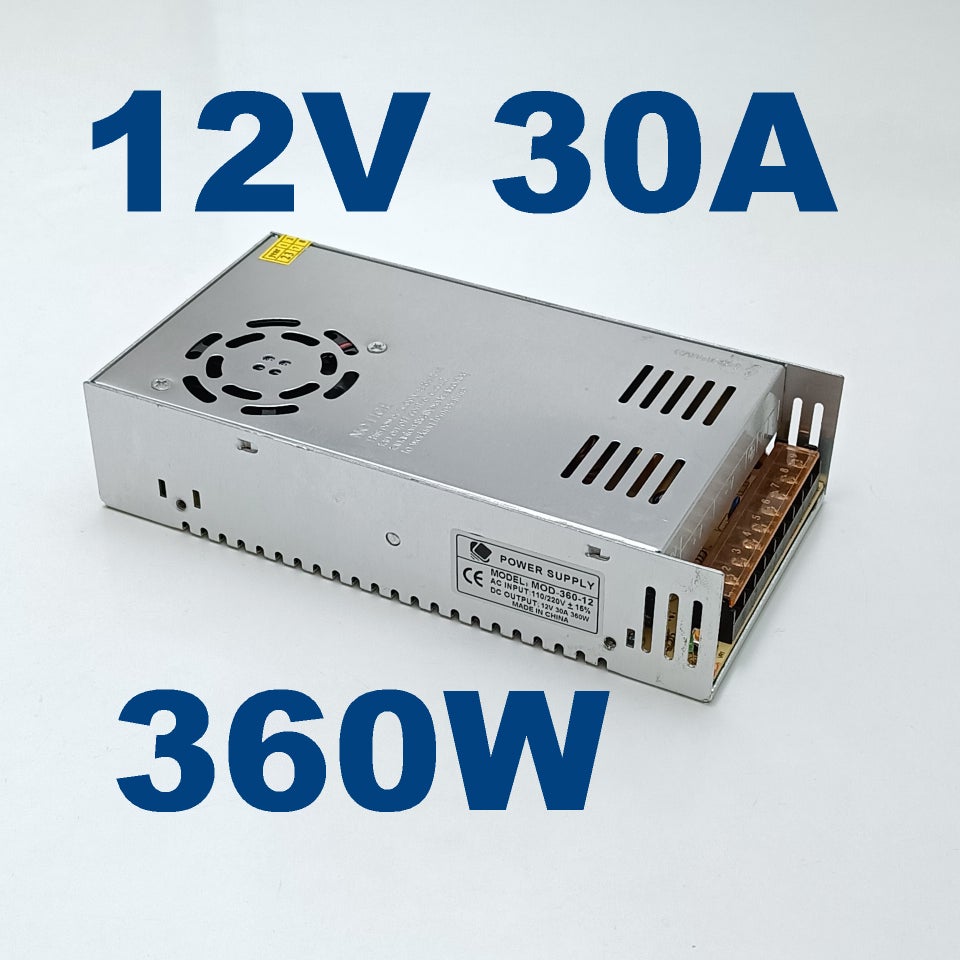 Strømforsyning, NY! 12V 30A 360W