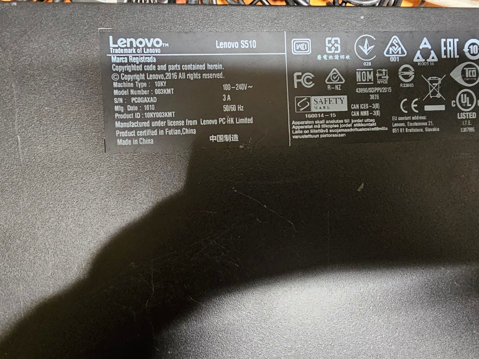 Lenovo, T510 , I3 6100 Ghz