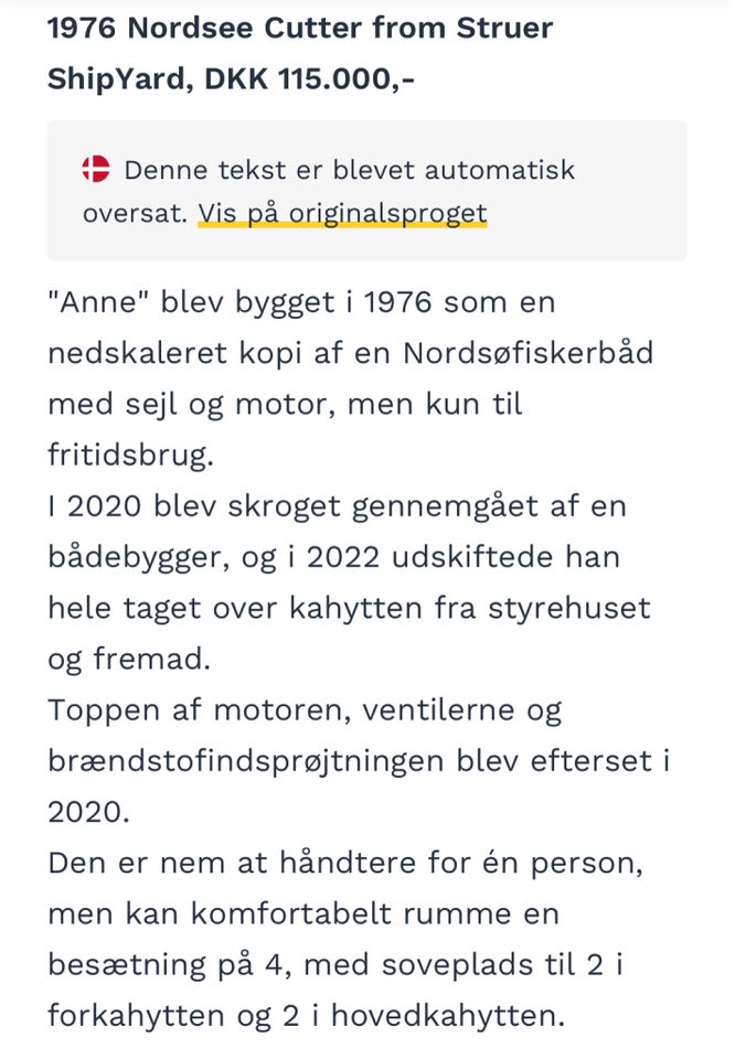 Nordsø motorsejler årg 1976 30