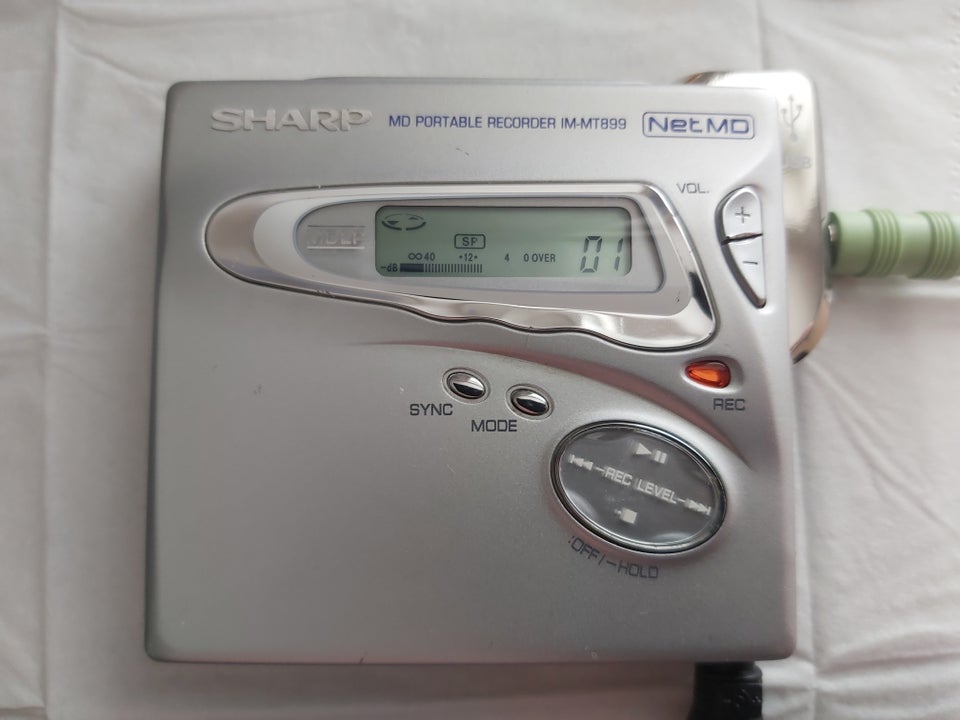 Bærbar minidisc, Sharp, IM-MT899