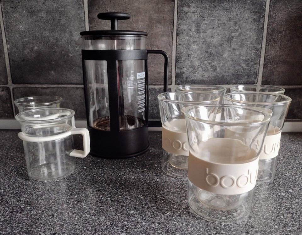 Bodum kaffekande krus og glas