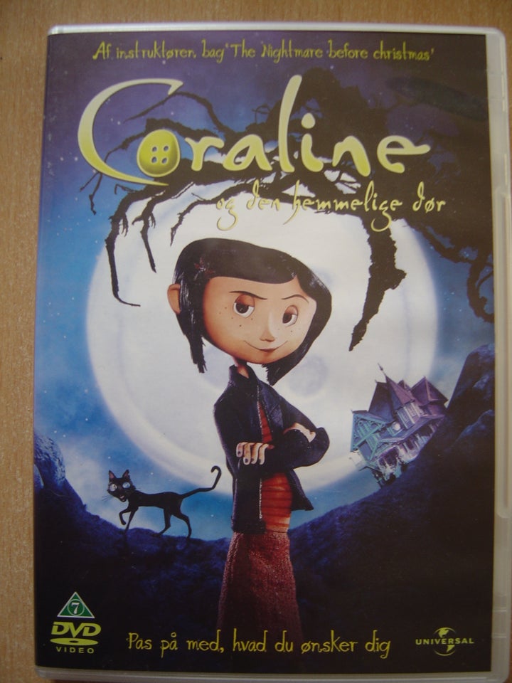 SOLGT Coraline, DVD, familiefilm