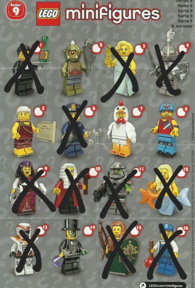 Lego Minifigures Minifigurer