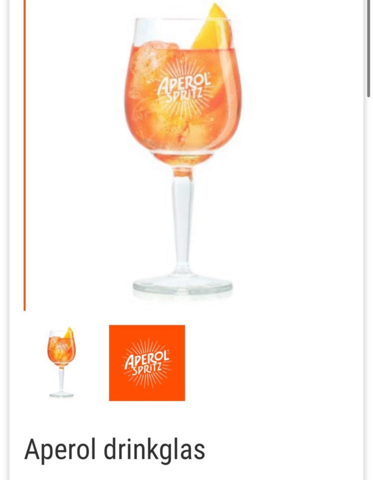 Glas, Glas - drinks - Aperol, Aperol