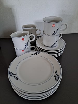 Porcelæn Kaffestel Blå Studio