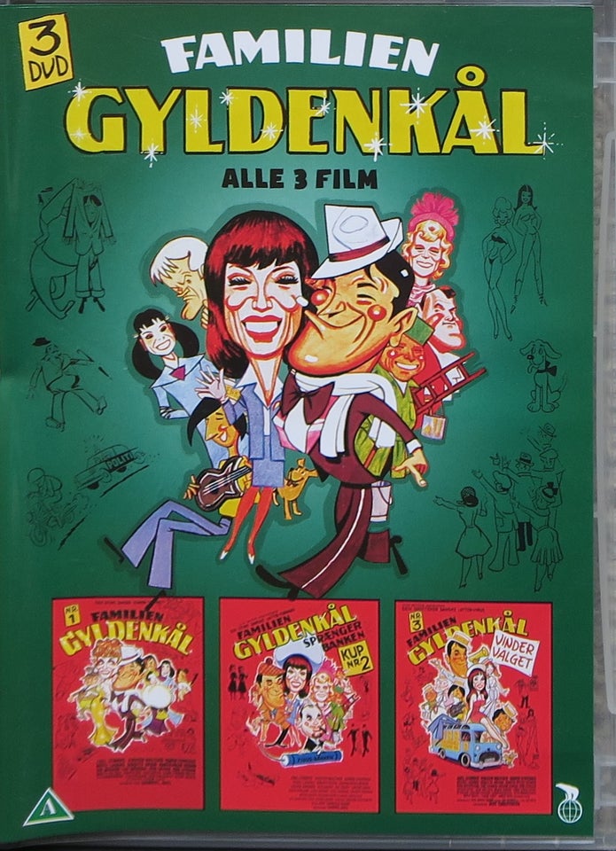 Familien Gyldenkål, DVD, komedie