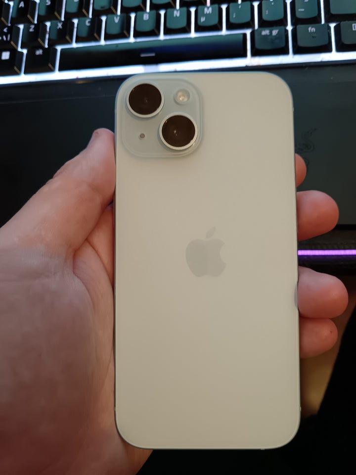 iPhone 15 128 GB blå