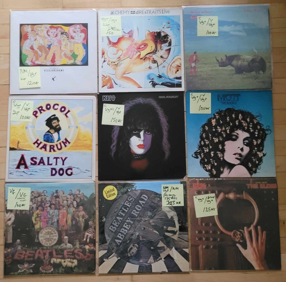 LP, DIVERSE, LP'ER 100kr+