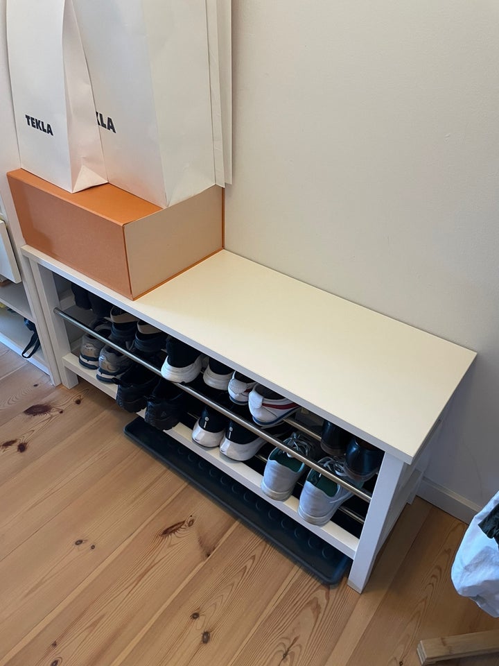 bench with shoes storage