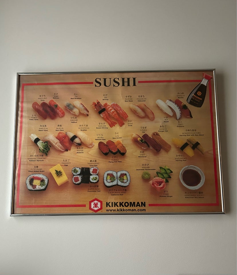 Plakat  motiv: Sushi