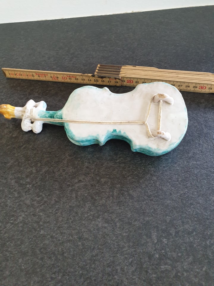 Porcelæn keramik violin Ukendt