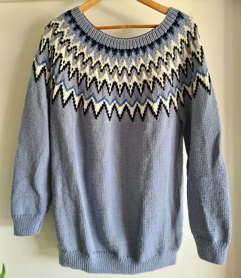 Sweater, Håndstrikket, str. 46