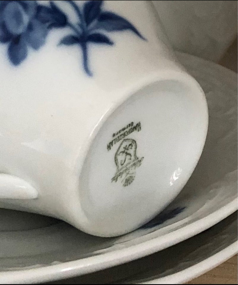 Porcelæn Blå blomst Kaffe kopper