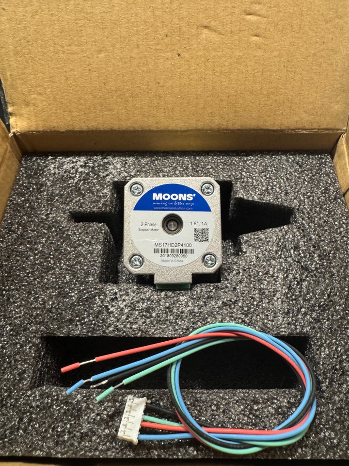 Tilbehør, MOONS stepper motor,