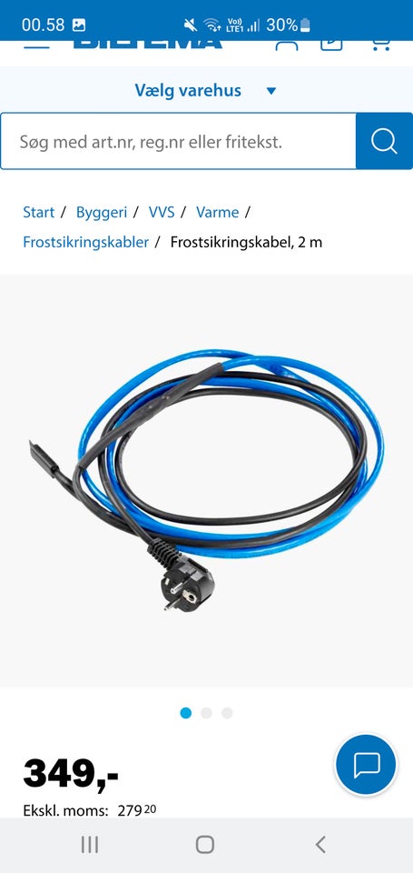 Frostsikringskabel