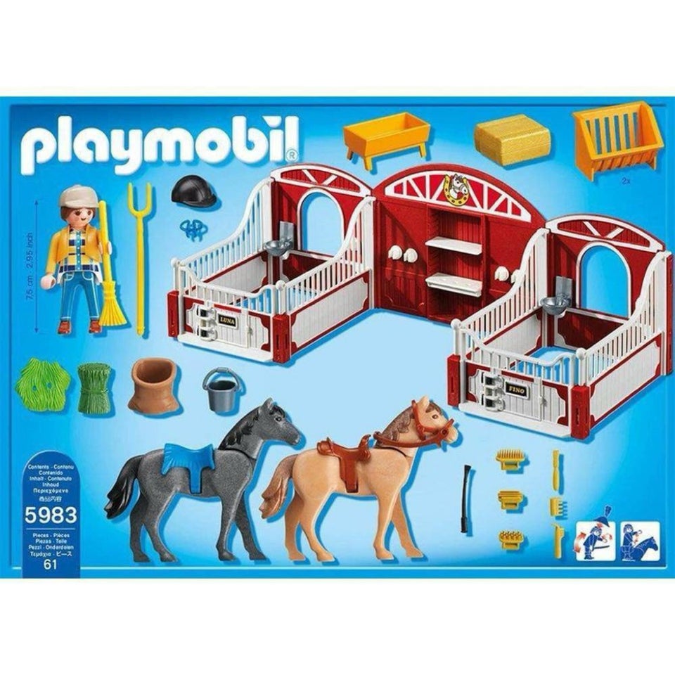 Playmobil, Hestestald, PLAYMOBIL